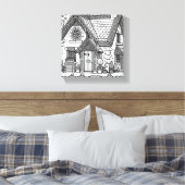 Hütte für Schiefer #30 Leinwanddruck (Insitu (Schlafzimmer))