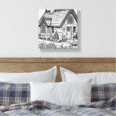 Hütte für Schiefer #31 Leinwanddruck (Insitu (Schlafzimmer))