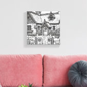 Hütte für Schiefer #3 Leinwanddruck (Insitu (Wohnzimmer))