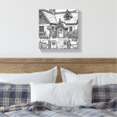 Hütte für Schiefer #3 Leinwanddruck (Insitu (Schlafzimmer))