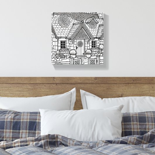 Hütte für Schiefer #5 Leinwanddruck (Insitu (Schlafzimmer))