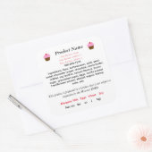 Hütte Futter- und Lebensmittelgesetze - Lebensmitt Quadratischer Aufkleber (Umschlag)