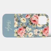 Hütte Garden Blume Muster Personalisiert Case-Mate iPhone Hülle (Rückseite (Horizontal))