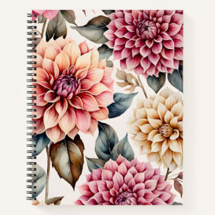 Hütte Garden Blume Spirituosen Notebook Notizblock