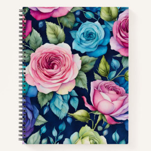 Hütte Garden Blume Spirituosen Notebook Notizblock