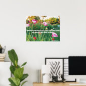 Hütte Garden Gedanken Dankbarkeit Gebet Poster (Heimbüro)