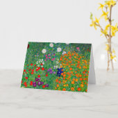Hütte Garden Gustav Klimt Karte (Gelbe Blume)