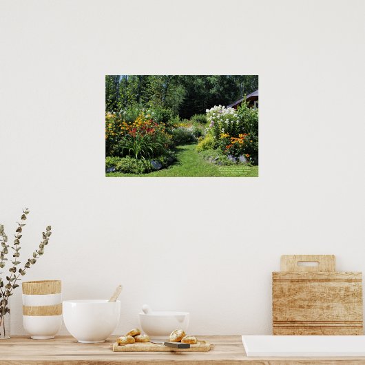 Hütte Garden Poster (Küche)