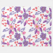 Hütte Garden Vibes 60x80 Fleece Blanket (Vorderseite (Horizontal))