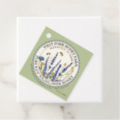 Hütte Garden Wild Meadow Honey mit Honigbienen Geschenkanhänger (Beispiel)