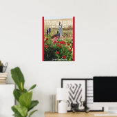 Hütte Garten Liebe Gott Blumenladen Blume Plakat (Heimbüro)