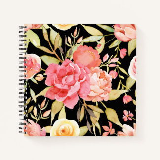 Hütte Gartengarten Rose Notizblock