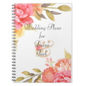 Hütte Gartengarten Rose Notizblock (Vorderseite)