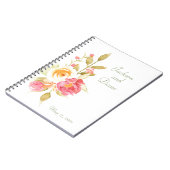 Hütte Gartengarten Rose Notizblock (Linke Seite)