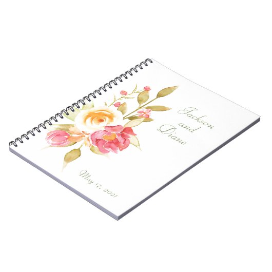 Hütte Gartengarten Rose Notizblock (Linke Seite)