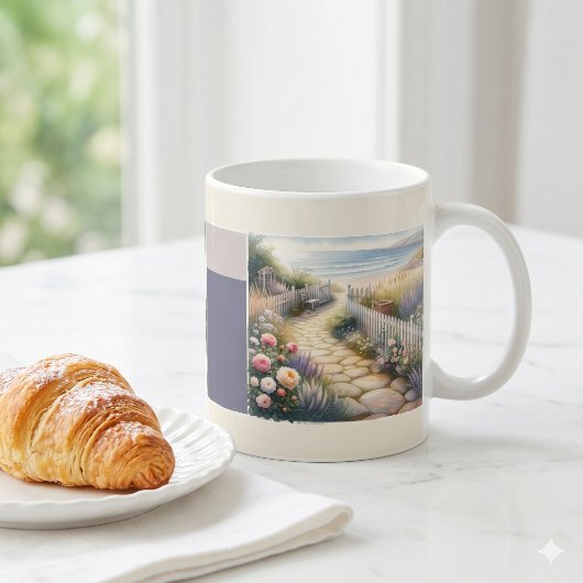 Hütte Gartenweg zum Meer Kaffeetasse