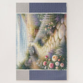 Hütte Gartenweg zum Meer Puzzle (Vertikal)