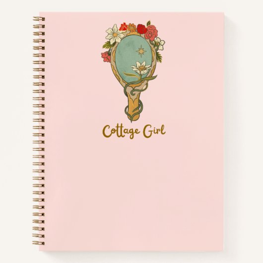 Hütte Girl 🥨 🧡 🌸 Notizblock (Vorderseite)