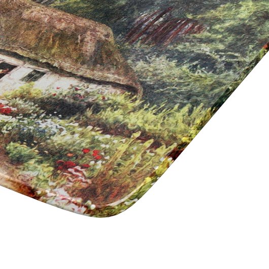 Hütte, Glasschneidplatte, klein Schneidebrett (Ecke)