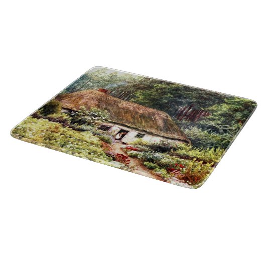 Hütte, Glasschneidplatte, klein Schneidebrett (Ecke)