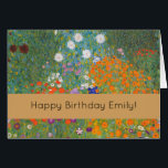 Hütte Gustav Klimt Blumengarten<br><div class="desc">Ein wunderschönes Gartenbild - das ist ein klassisches Gemälde von Gustav Klimt,  genannt Hütte Garden,  oder Bauergarten,  1907,  das ein nahes Bild eines Blumengartens,  ein buntes Blumengemälde ist.</div>