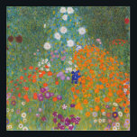 Hütte Gustav Klimt Blumengarten Acryl Wandkunst<br><div class="desc">Ein wunderschönes Gartenbild - das ist ein klassisches Gemälde von Gustav Klimt,  genannt Hütte Garden,  oder Bauergarten,  1907,  das ein nahes Bild eines Blumengartens,  ein buntes Blumengemälde ist.</div>