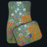 Hütte Gustav Klimt Blumengarten Autofußmatte<br><div class="desc">Ein wunderschönes Gartenbild - das ist ein klassisches Gemälde von Gustav Klimt,  genannt Hütte Garden,  oder Bauergarten,  1907,  das ein nahes Bild eines Blumengartens,  ein buntes Blumengemälde ist.</div>