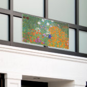 Hütte Gustav Klimt Blumengarten Banner (Äußeres Gebäude)