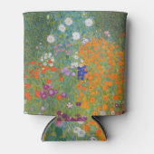 Hütte Gustav Klimt Blumengarten Dosenkühler (Vorderseite)