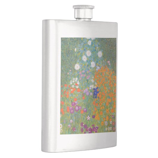Hütte Gustav Klimt Blumengarten Flachmann (Rechts)