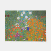 Hütte Gustav Klimt Blumengarten Fußmatte (Vorderseite)