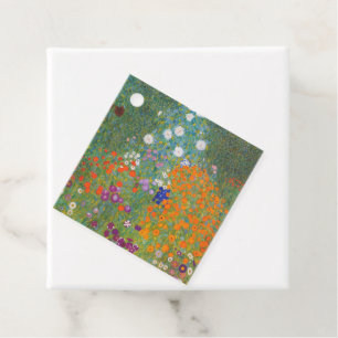 Hütte Gustav Klimt Blumengarten Geschenkanhänger
