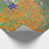 Hütte Gustav Klimt Blumengarten Geschenkpapier (Ecke)