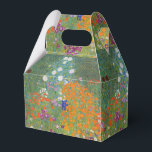 Hütte Gustav Klimt Blumengarten Geschenkschachtel<br><div class="desc">Ein wunderschönes Gartenbild - das ist ein klassisches Gemälde von Gustav Klimt,  genannt Hütte Garden,  oder Bauergarten,  1907,  das ein nahes Bild eines Blumengartens,  ein buntes Blumengemälde ist.</div>
