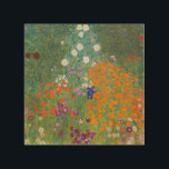 Hütte Gustav Klimt Blumengarten Holzdruck<br><div class="desc">Ein wunderschönes Gartenbild - das ist ein klassisches Gemälde von Gustav Klimt,  genannt Hütte Garden,  oder Bauergarten,  1907,  das ein nahes Bild eines Blumengartens,  ein buntes Blumengemälde ist.</div>