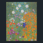 Hütte Gustav Klimt Blumengarten Künstlicher Leinwanddruck<br><div class="desc">Ein wunderschönes Gartenbild - das ist ein klassisches Gemälde von Gustav Klimt,  genannt Hütte Garden,  oder Bauergarten,  1907,  das ein nahes Bild eines Blumengartens,  ein buntes Blumengemälde ist.</div>