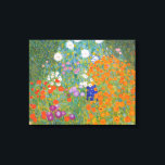 Hütte Gustav Klimt Blumengarten Leinwanddruck<br><div class="desc">Ein wunderschönes Gartenbild - das ist ein klassisches Gemälde von Gustav Klimt,  genannt Hütte Garden,  oder Bauergarten,  1907,  das ein nahes Bild eines Blumengartens,  ein buntes Blumengemälde ist.</div>