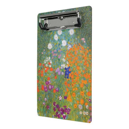 Hütte Gustav Klimt Blumengarten Mini Klemmbrett (Gewinkelt2)