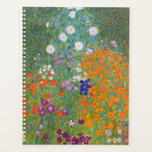 Hütte Gustav Klimt Blumengarten Planer (Vorderseite)