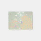 Hütte Gustav Klimt Blumengarten Post-it Klebezettel (Vorderseite)