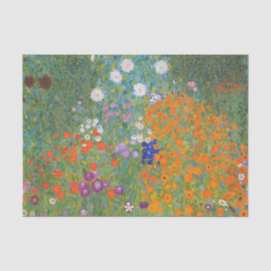 Hütte Gustav Klimt Blumengarten Seidenpapier