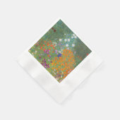 Hütte Gustav Klimt Blumengarten Serviette (Ecke)