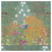 Hütte Gustav Klimt Blumengarten Stoff (Nahaufnahme)