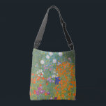 Hütte Gustav Klimt Blumengarten Tragetaschen Mit Langen Trägern<br><div class="desc">Ein wunderschönes Gartenbild - das ist ein klassisches Gemälde von Gustav Klimt,  genannt Hütte Garden,  oder Bauergarten,  1907,  das ein nahes Bild eines Blumengartens,  ein buntes Blumengemälde ist.</div>