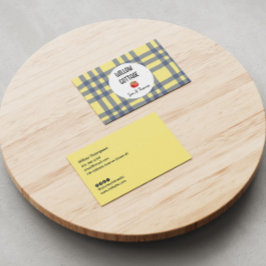 Hütte hausgemachte Marmelade und behält Visitenkar Visitenkarte