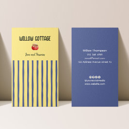 Hütte hausgemachte Marmelade und Reserven Visitenkarte