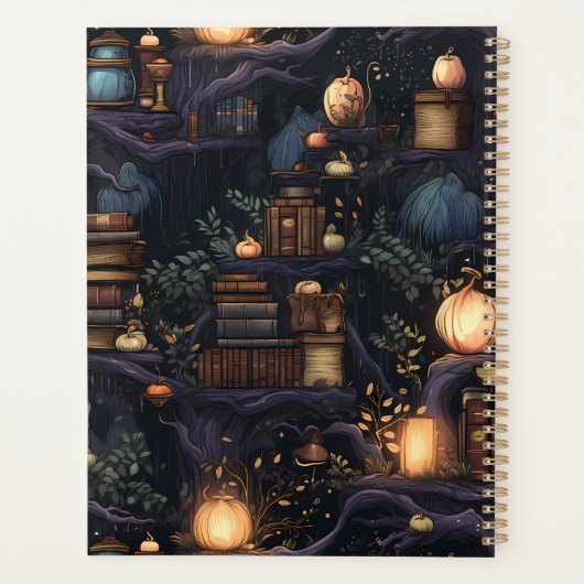 Hütte Hexenbibliotheksplaner - Baum Planer (Rückseite)