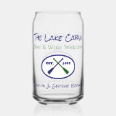 Hütte House Beer Can Dosenglas (Rückseite)