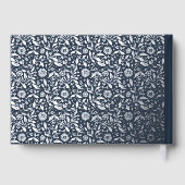 Hütte House Custom Vacation Miete Silver Floral Gästebuch (Rückseite)