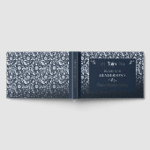 Hütte House Custom Vacation Miete Silver Floral Gästebuch (Voll)